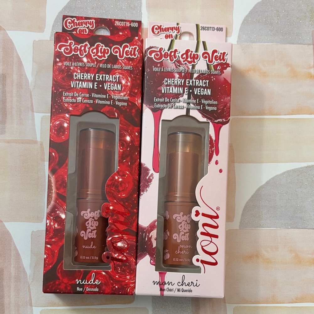 Ioni Soft Lip Veil Vegan Lip Tint — Nude & Mon Cheri